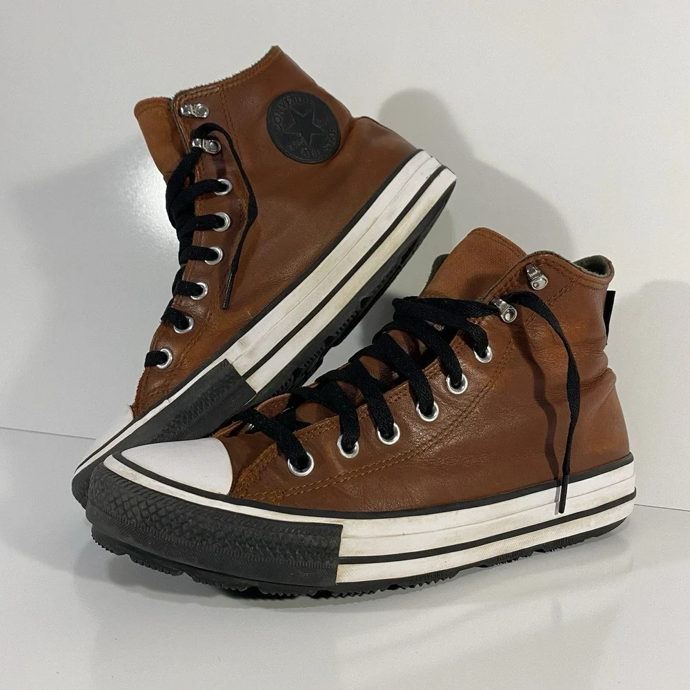 Converse Men's Size 8.5 Chuck Taylor All Star Winter High Top Cedar Bark 171440C